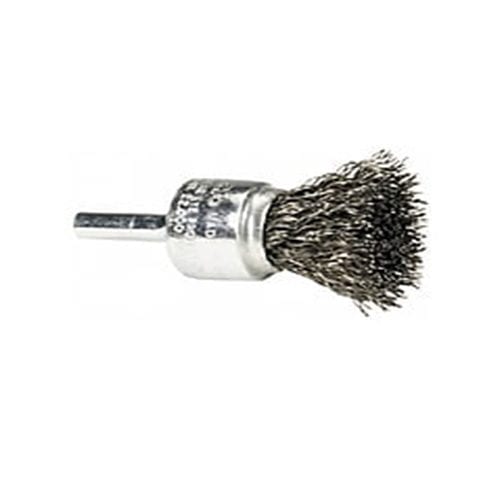 Weiler 1/2" .014 Steel Crimped Wire End Brush