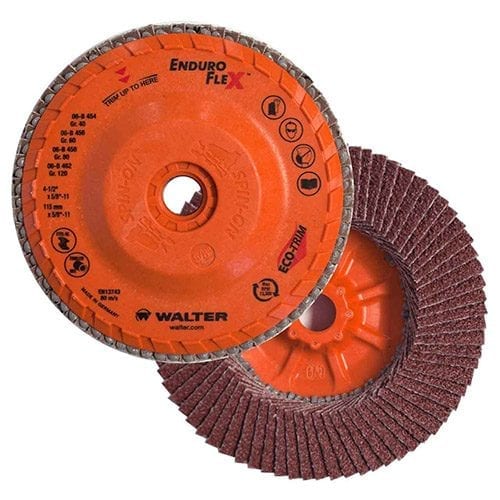 Walter 4-1/2" Flap Disc 5/8-11 Thd 80 Grit