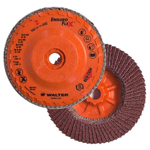 Walter 4-1/2″ Flap Disc 5/8-11 Thd 80 Grit