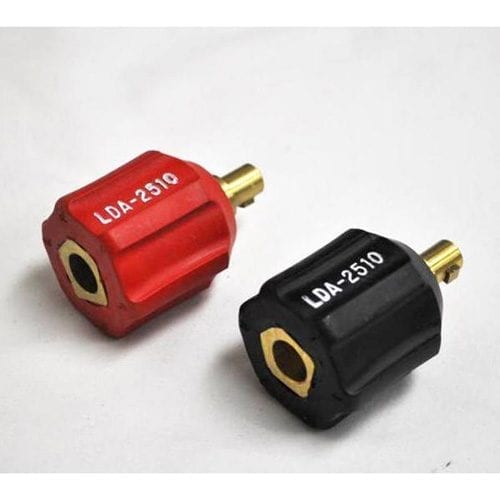 Lenco Red & Black Large Dinse to Large Lenco LC-40 or Tweco 2-MPC-1
