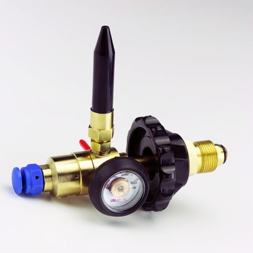 Weldmark Balloon Inflator Regulator w/Handtight Nut/Gauge/Cutter/Hook