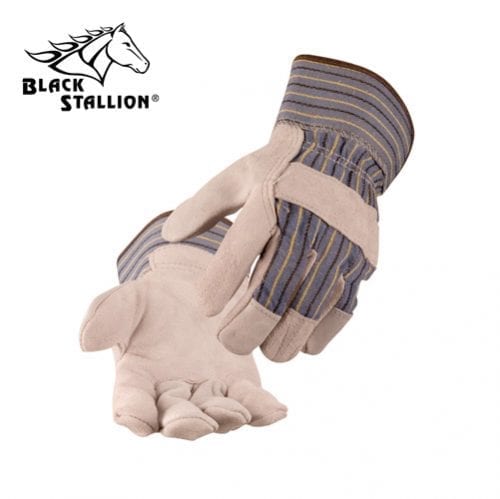 Black Stallion Shoulder Split Cowhide Work Glove Large