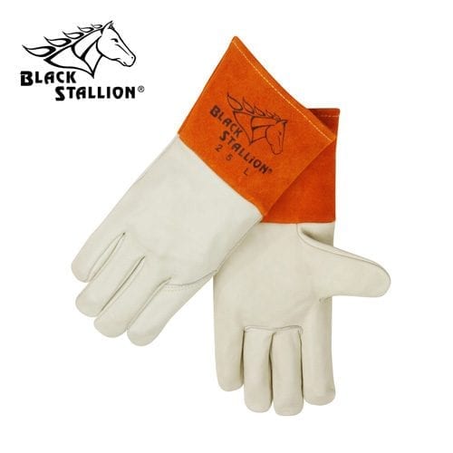 Black Stallion Premium Grain Cowhide MIG Glove
