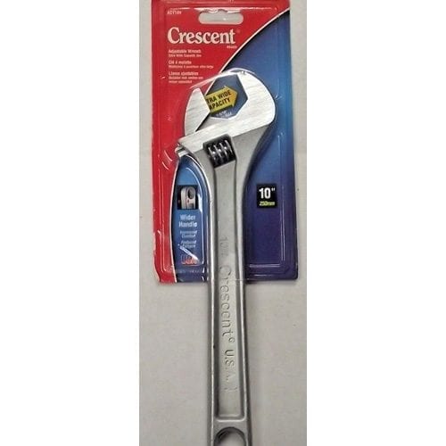 10" Chrome Finish Adjustable Wrench