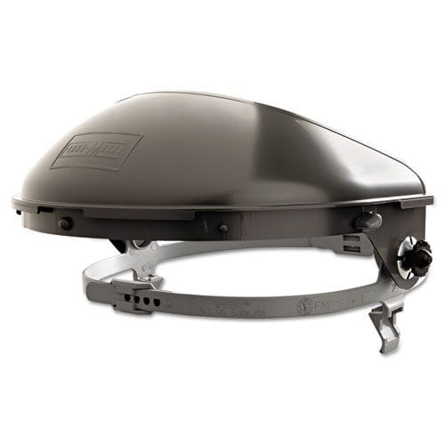 Fibre Metal High-Performance Speed-Mount-Loop Face Shield Assembly, Gray, 4" Crown