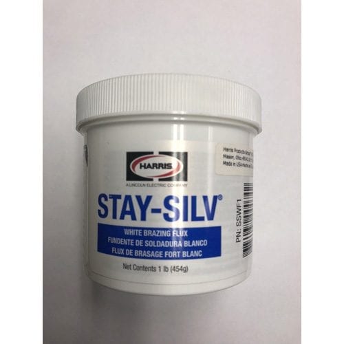 J.W. Harris Stay Silv White Flux - 1# Jar