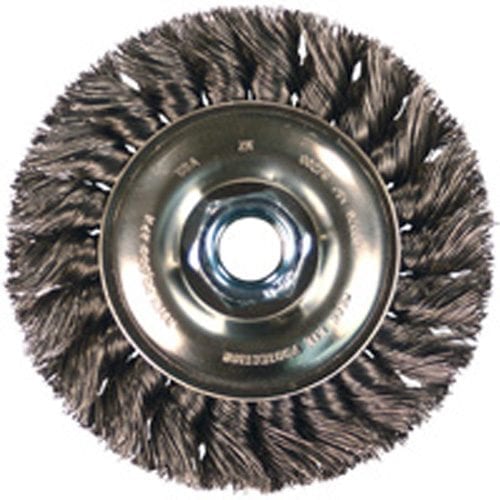 Pferd 4" 5/8-11 Thd .014 Carbon Steel Wire Standard Twist knot