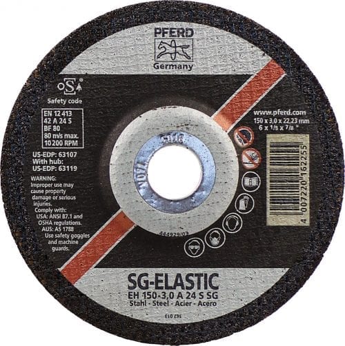 Pferd 6" X 1/8" Cut-off wheel, 7/8"Ah - Type 27