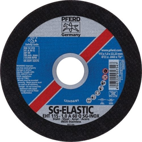 Pferd 4-1/2" X .040 Cut-off Wheel, 7/8"Ah - Type 1