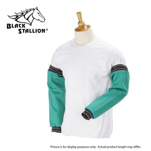 Black Stallion 18" FR Cotton Sleeves with Cuff Elastic Bands
