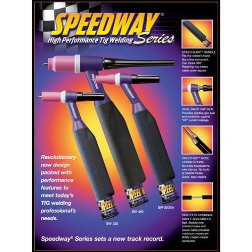 TEC Welding Speedway Deluxe TIG Torch Packaged 25' - Image 2