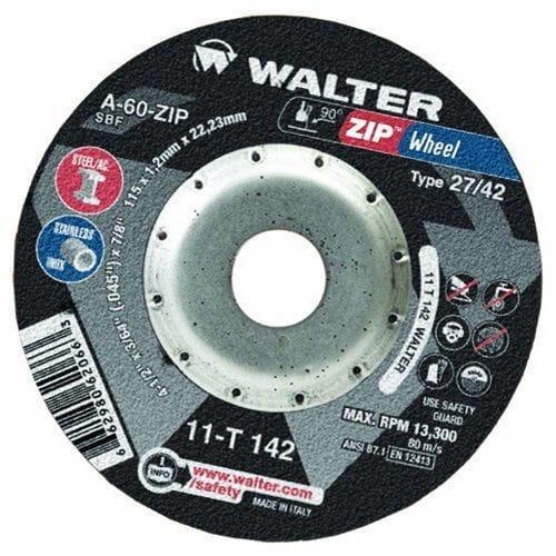 Walter 4-1/2" X 3/64"  Zip Cut-off Wheel