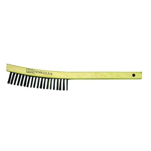 Weldmark Brush Scratch CS Curved Handle 3" X 19"